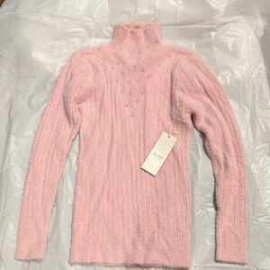 Pink Turtleneck Sweater